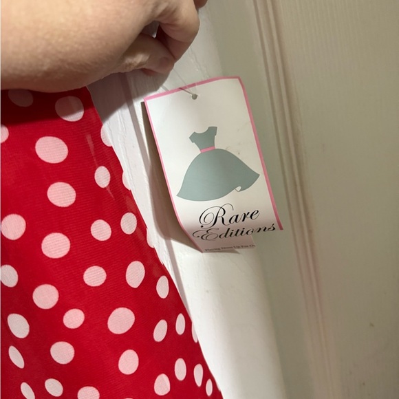 NWT Rare Editions Polka Dot Dress - Picture 6 of 7